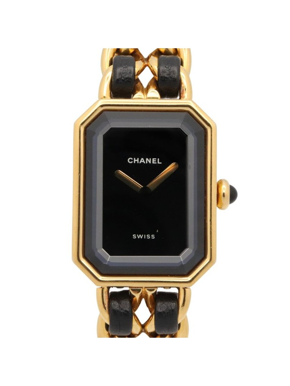 Chanel Watch Premiere S Black Leather